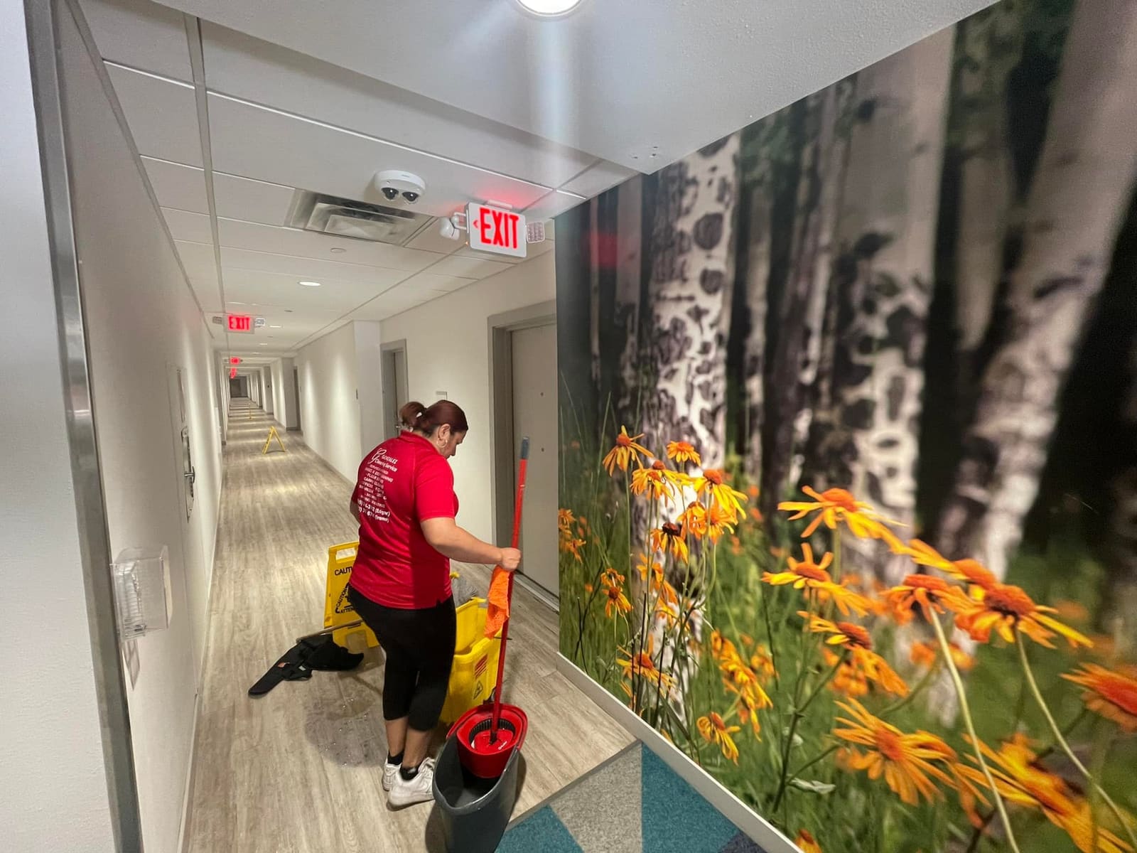 Janitorial cleaning